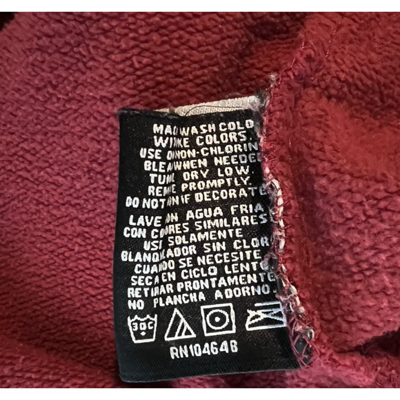 Vintage Starter Indiana Hoosiers Sweatshit Men Large Burgundy Embroidered Y2K - Picture 8 of 9